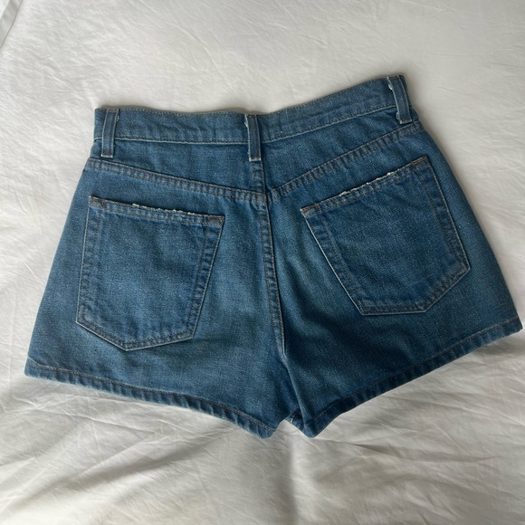 Reformation Charlie High Rise Jean Short - Picture 3 of 5
